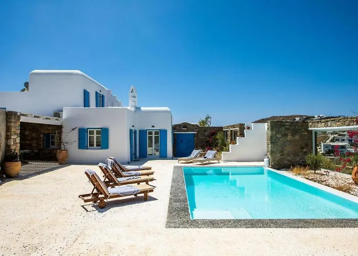 Stunning Villa With Pool In Mykonos Ornos 