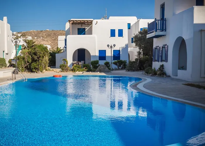Pet friendly Villa Iliana 1 & 2 W Shared Pool, Ornos, Mykonos