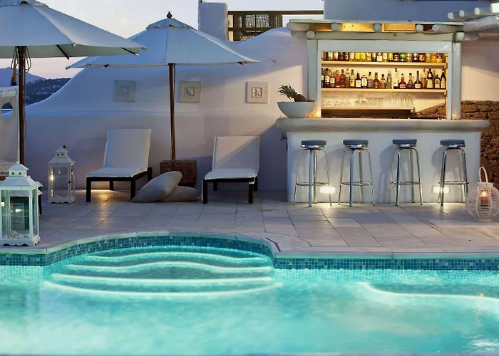 Mykonos Town Pet Friendly Lodging and Hotels near Armenistis Lighthouse